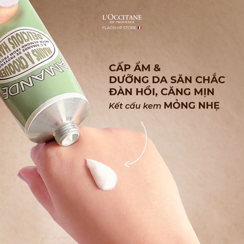 Kem Dưỡng Da Tay Hạnh Nhân LOccitane Almond Delicious Hands